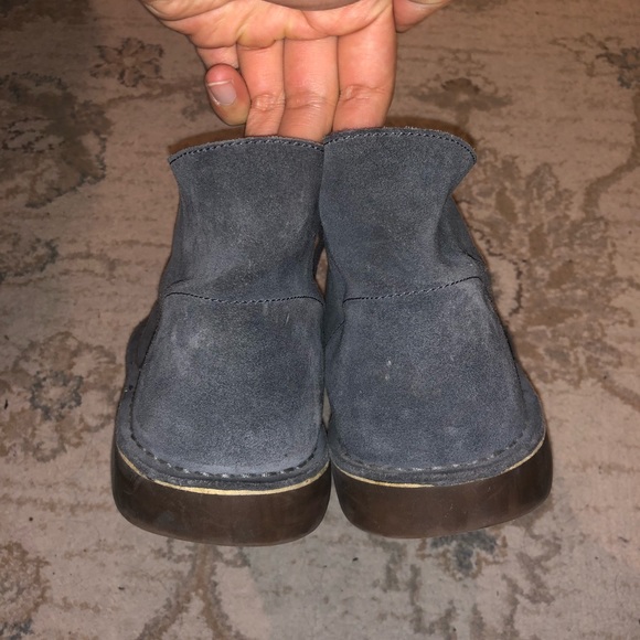Clarks Desert Boots - Grey Suede Sz11.5 - Picture 5 of 7